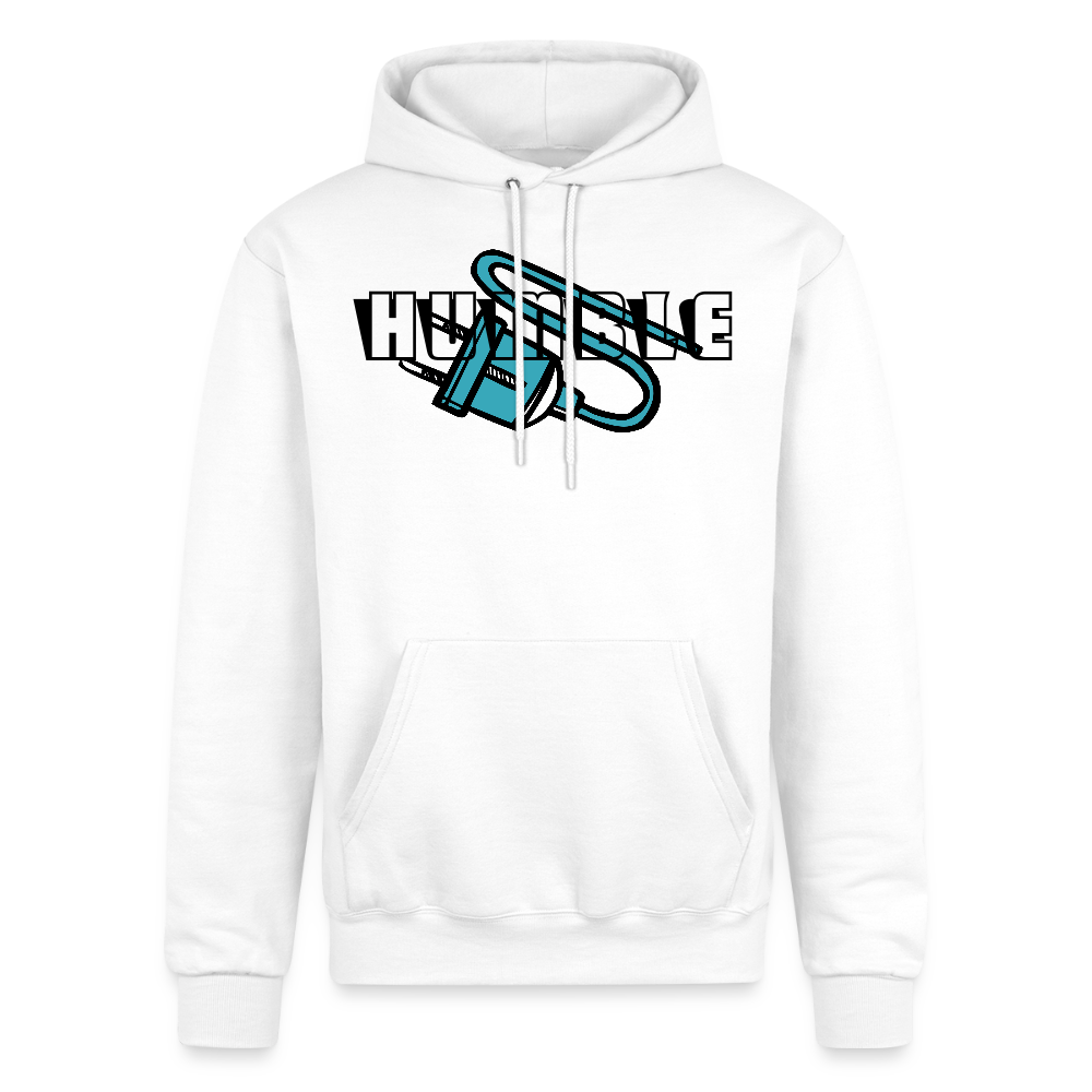 Humble Plug Champion Unisex Power blend Hoodie - white