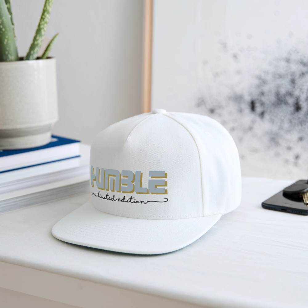 Snapback Baseball Cap - white